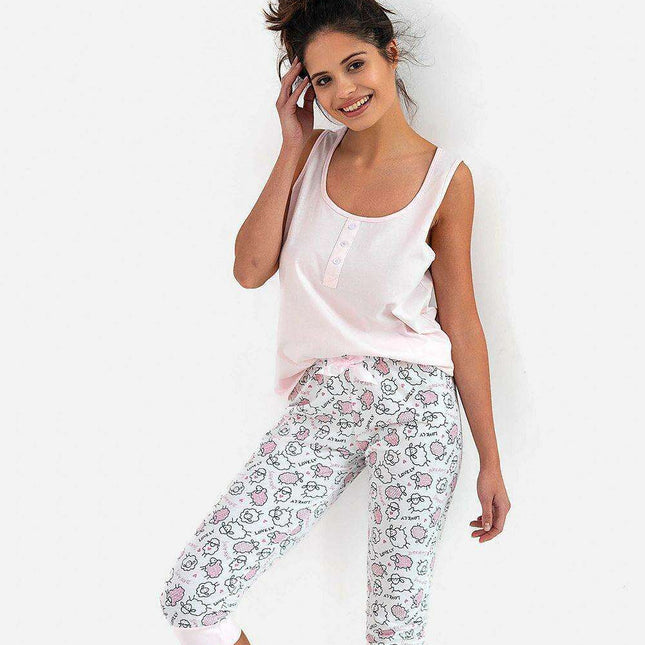 Elegant Blush Cotton Lounge Set for Ultimate Relaxation