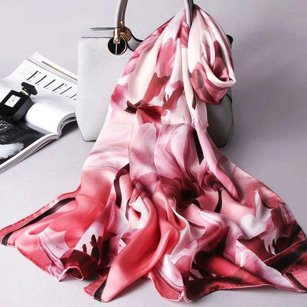 Elegant Blush Hangzhou Silk Scarf: A Timeless Accessory for Women