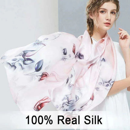 Elegant Blush Hangzhou Silk Scarf: A Timeless Accessory for Women - Très Elite