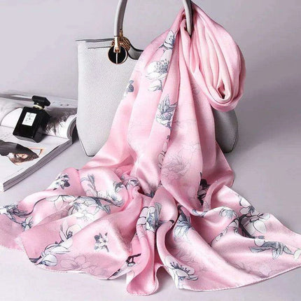 Elegant Blush Hangzhou Silk Scarf: A Timeless Accessory for Women