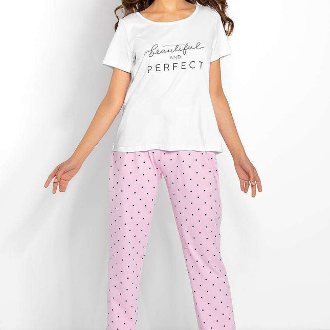Elegant Blush Sleepwear Ensemble - Momenti Per Me Collection