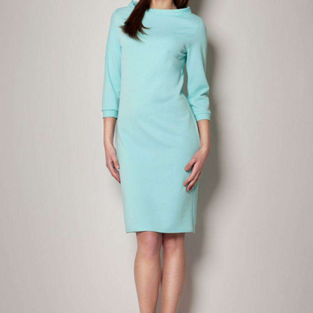 Elegant Boat Neck Daydress by Figl: Timeless Charm and Effortless Style