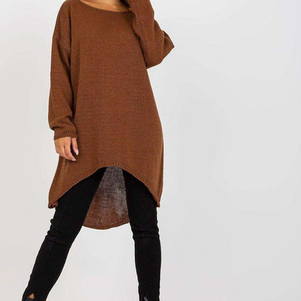 Elegant Boatneck Pullover Sweater - Très Elite