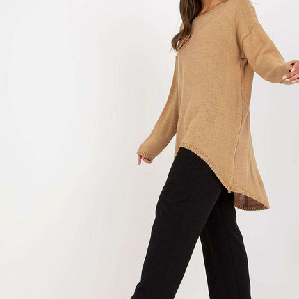 Elegant Boatneck Pullover Sweater - Très Elite