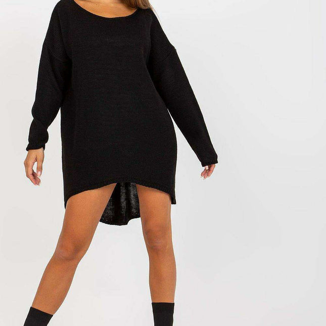 Elegant Boatneck Pullover Sweater - Très Elite