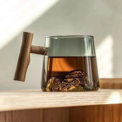 Elegant Borosilicate Glass Tea Mug with Infuser for Exceptional Brewing Delight - Très Elite