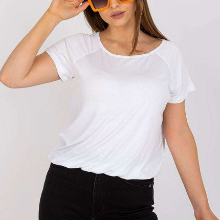 Elegant Bow-Back Short Sleeve Top - Très Elite