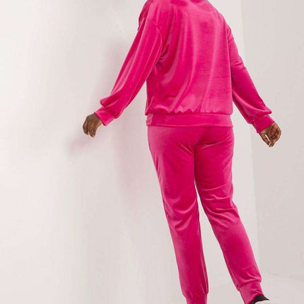 Elegant Bow Detail Velour Lounge Set Italy Moda Women - Très Elite