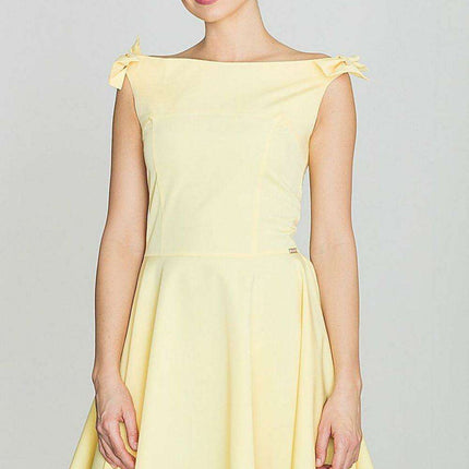 Elegant Bow-Embellished Cocktail Dress - Très Elite