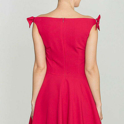 Elegant Bow-Embellished Cocktail Dress - Très Elite