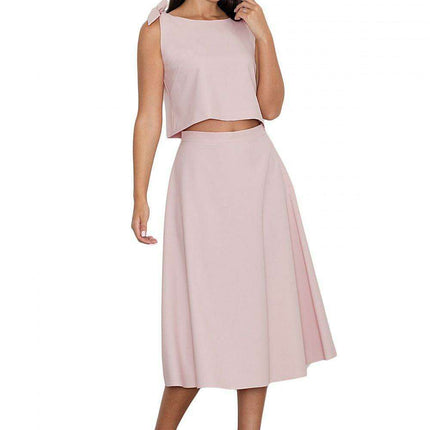Elegant Bow-Embellished Skirt Ensemble in Figl Design - Très Elite