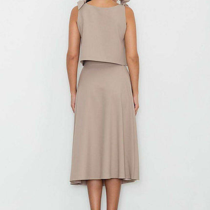 Elegant Bow-Embellished Skirt Ensemble in Figl Design - Très Elite