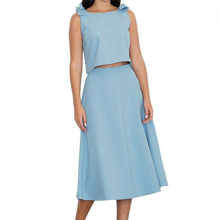 Elegant Bow-Embellished Skirt Ensemble in Figl Design - Très Elite