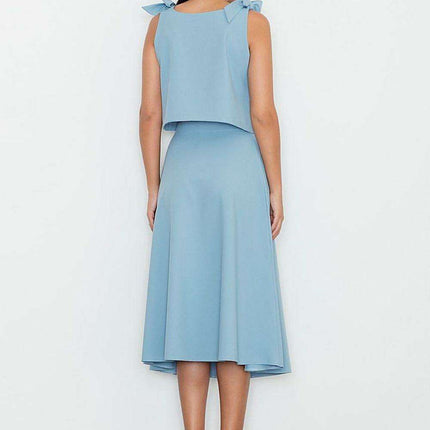Elegant Bow-Embellished Skirt Ensemble in Figl Design - Très Elite