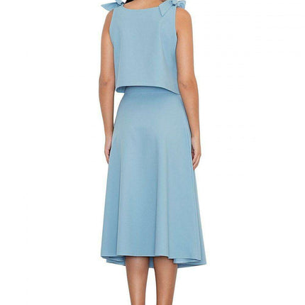 Elegant Bow-Embellished Skirt Ensemble in Figl Design - Très Elite