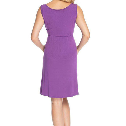 Elegant Bow Maternity & Nursing Nightgown for Comfort and Style - Très Elite