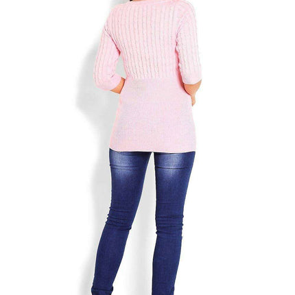 Elegant Braided Knit Jumper - Stylish and Comfortable Sweater - Très Elite