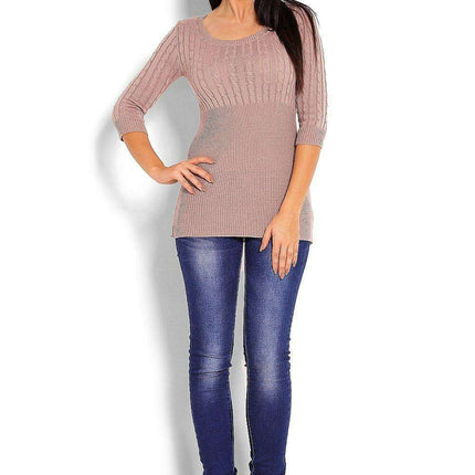 Elegant Braided Knit Jumper - Stylish and Comfortable Sweater - Très Elite
