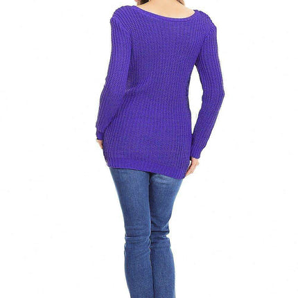 Elegant Braided Neck Sweater for Expecting Mothers - Très Elite
