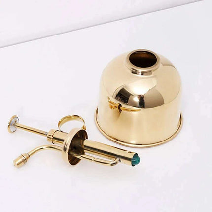 Elegant Brass Succulent Mister Set - Sleek Mini Watering Can with Polished Finish - Très Elite