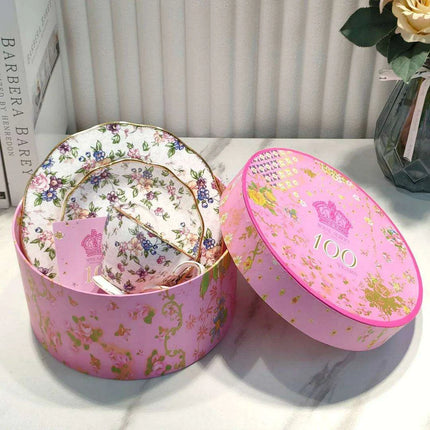 Elegant British Centennial Bone China Tea and Coffee Collection - Includes Cup, Saucer, and Luxurious Gift Packaging - Très Elite