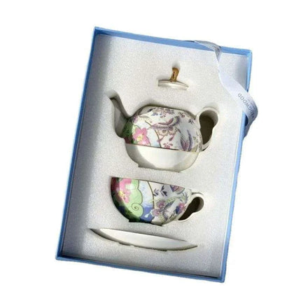 Elegant Butterfly Porcelain Tea and Coffee Set - Perfect for Sophisticated Afternoon Gatherings - Très Elite