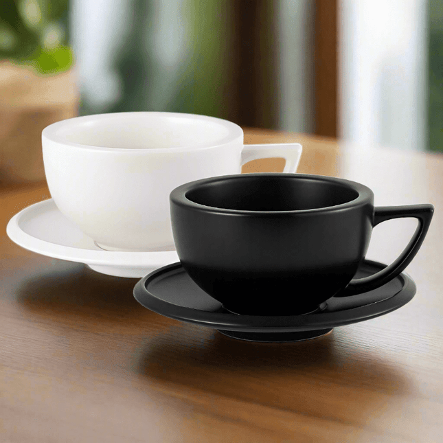 Elegant Ceramic Coffee Mug Set for the Discerning Coffee Lover - Très Elite
