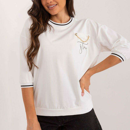 Elegant Chain-Detail Top