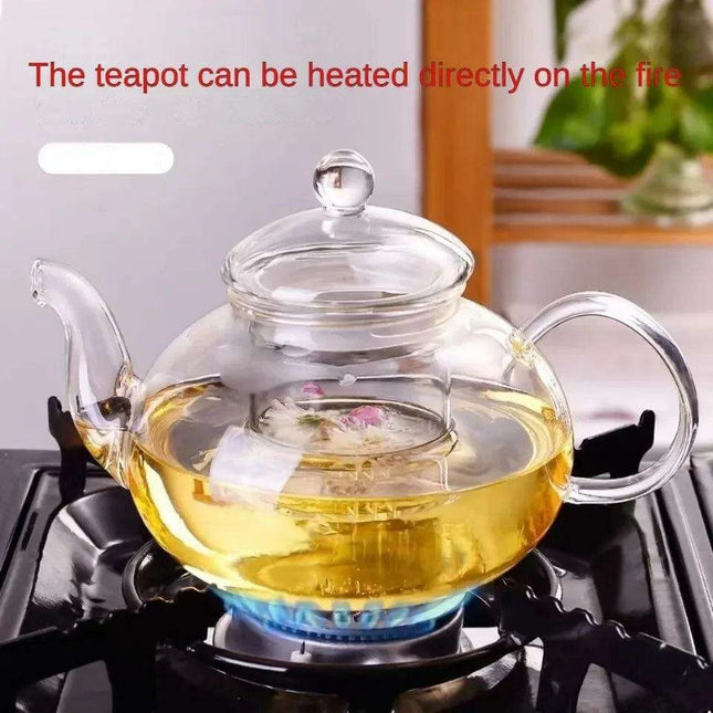Elegant Chaozhou Heat-Resistant Glass Teapot Collection - Versatile Sizes for Every Occasion - Très Elite