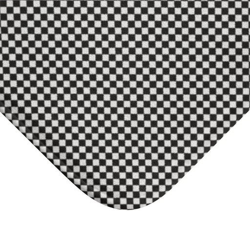 Elegant Checkered Memory Foam Bath Mat - Transform Your Bathroom Aesthetics - Très Elite
