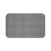 Elegant Checkered Memory Foam Microfiber Bath Mat - Très Elite