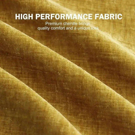 Elegant Chenille Lounge Chair with Gold Accents - Sophisticated Seating for Any Space- Très Elite- Très Elite