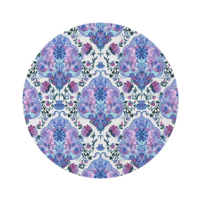 Elegant Chenille Round Area Rug: Classic Charm by Elite Maison