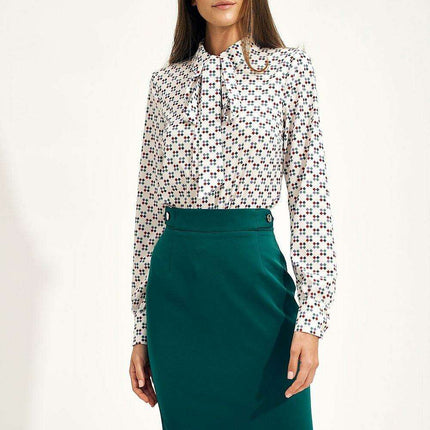 Elegant Chic Bow Detail Professional Office Blouse Style - Très Elite