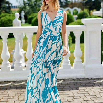 Elegant Chiffon Maxi Dress - Lorena Collection - Très Elite