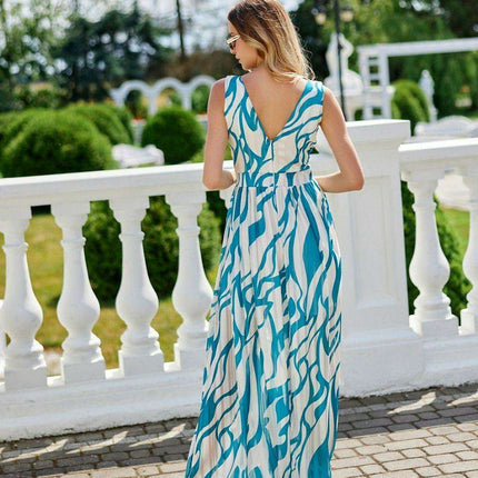 Elegant Chiffon Maxi Dress - Lorena Collection - Très Elite