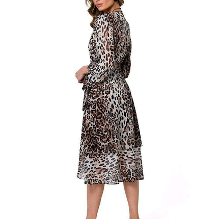Elegant Chiffon Ruffle Dress - Très Elite