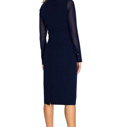 Elegant Chiffon Sleeve Evening Dress - Très Elite