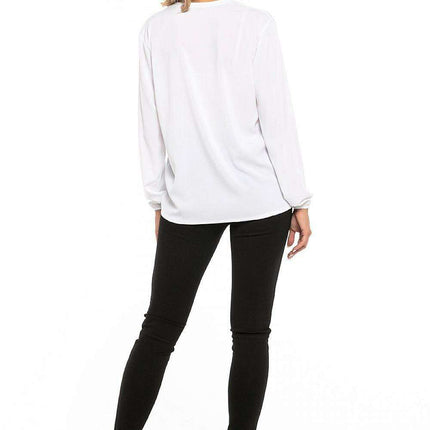 Elegant Chiffon Top with Stylish Tie Accent - Très Elite