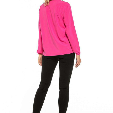 Elegant Chiffon Top with Stylish Tie Accent - Très Elite
