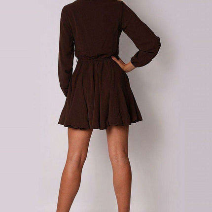 Elegant Chocolate Shirt Dress: A Perfect Blend of Comfort and Style