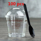 100 pcs with spoon 1