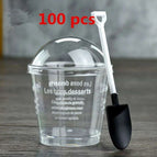 100 pcs with spoon 6