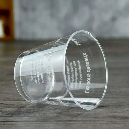 Elegant Clear Dessert Cup Collection with Lids and Scoops - Perfect for Ice Cream, Yogurt, and Mousse - Très Elite