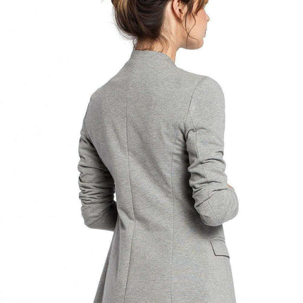 Elegant Collared Knit Jacket by BeWear - Très Elite