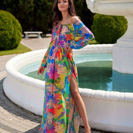 Elegant Comfort: Customizable Polyester Midi Dress for Every Occasion