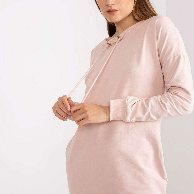 Elegant Comfort Long-Sleeve Everyday Dress