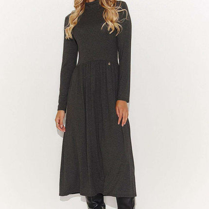 Elegant Comfort Macadamia Dress - Très Elite