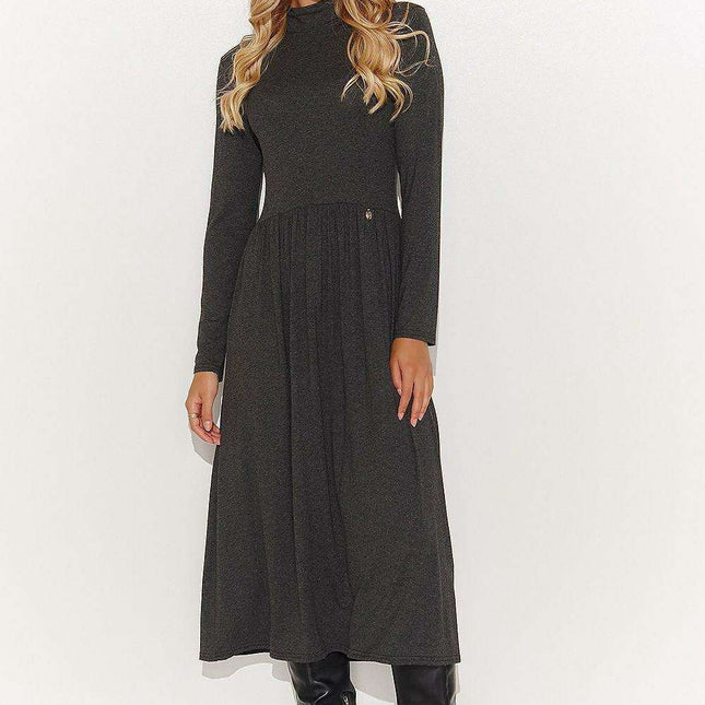 Elegant Comfort Macadamia Dress