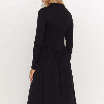 Elegant Comfort Macadamia Dress - Très Elite